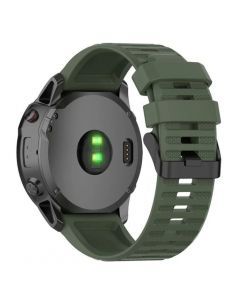 Garmin armbånd, 22mm, Quickfit, ergonomisk - Army / Militærgrøn / Olivengrøn