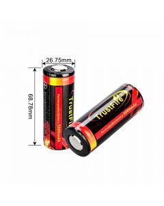 Trustfire 26650 5000mAh genopladeligt batteri