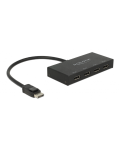 Delock Displayport 1.2 Splitter 1 x Displayport i > 4 x Displayport o