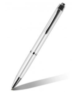 Pen med lydoptagelse og mikrofon, spionpen, V10PRO Silver, 16 GB, 192 timers lydlagring