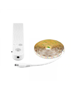 Wireless Motion Aktiveret LED Strip, PIR, Natlys, 5V, 3m