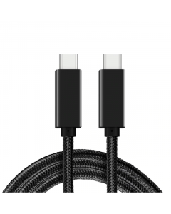 100W USB-C opladningskabel til hurtig opladning, 5A, strømforsyning, 1m