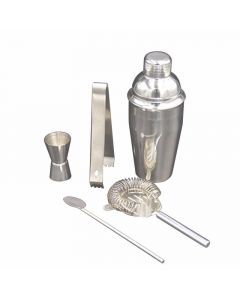 Bar Shaker - Rostfritt set med tillbehör, 350 ml