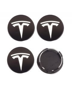 Tesla centerdæksel, 56 mm, hvid