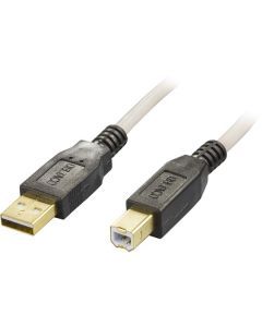 DELTACO USB 2.0 kabel Type A han - Type B han 3m